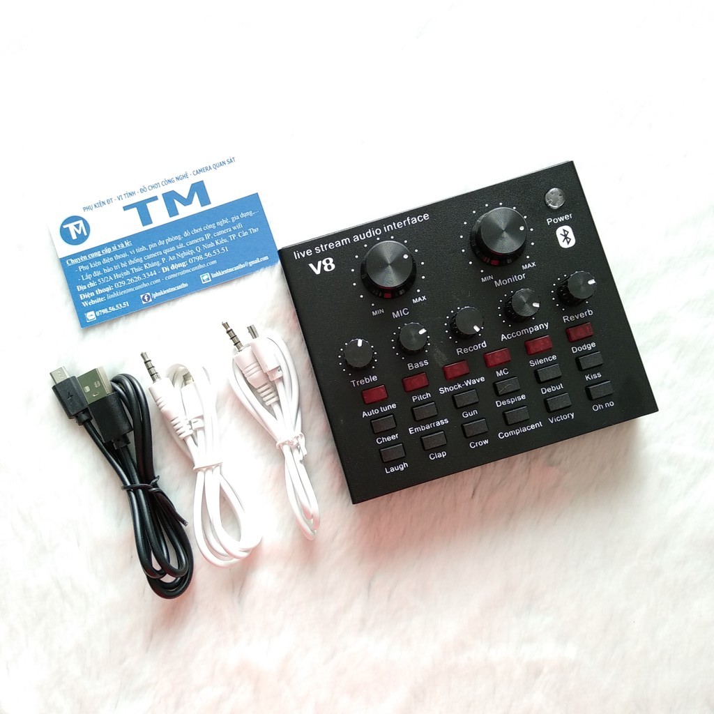 Sound card V8 có bluetooth