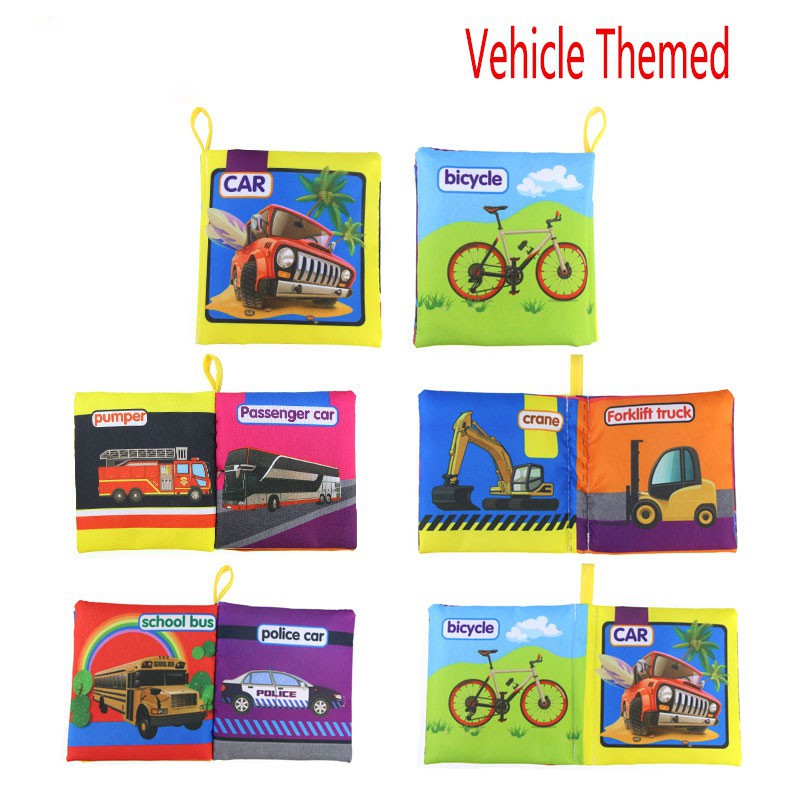 Coolplay Sách vải mềm có thể giặt rửa cho bé