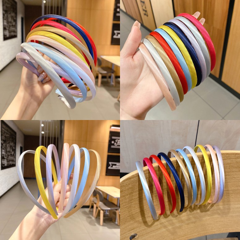 Băng đô cài tóc màu ngọt ngào thời trang cho nữ