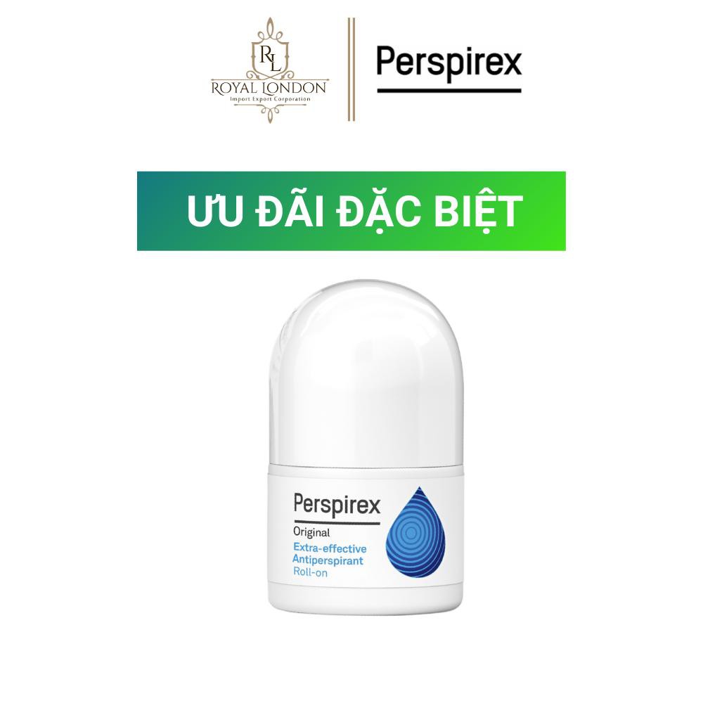 Lăn khử mùi cao cấp Perspirex ngăn mồ hôi hiệu quả đến 5 ngày mẫu thử 5ml