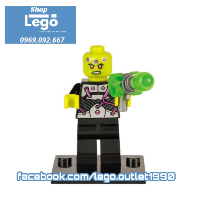 Xếp hình Brainiac Electro wonder woman Storm Bullseye Plastic Man Bane DC Comics tuyển tập Lego Minifigures Xinh 075 082