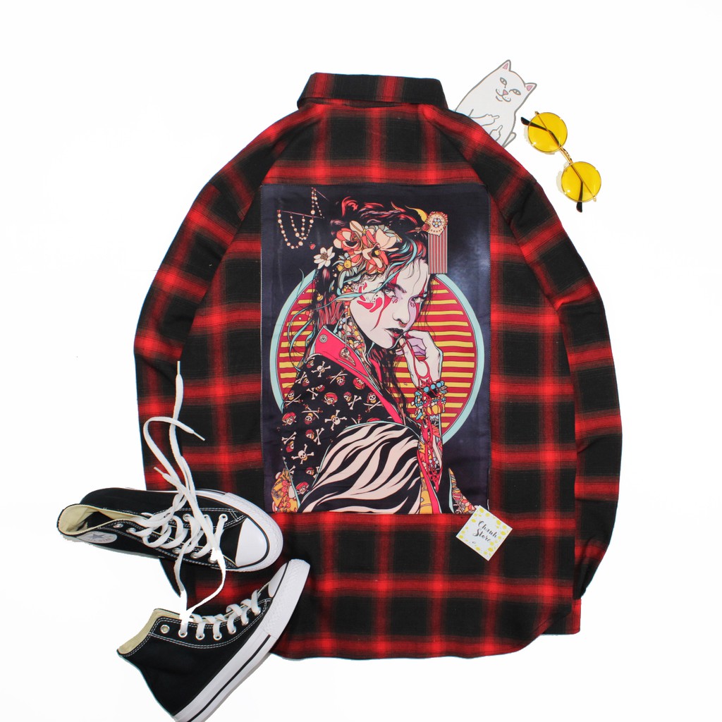 Áo sơ mi - Flannel geisha | BigBuy360 - bigbuy360.vn