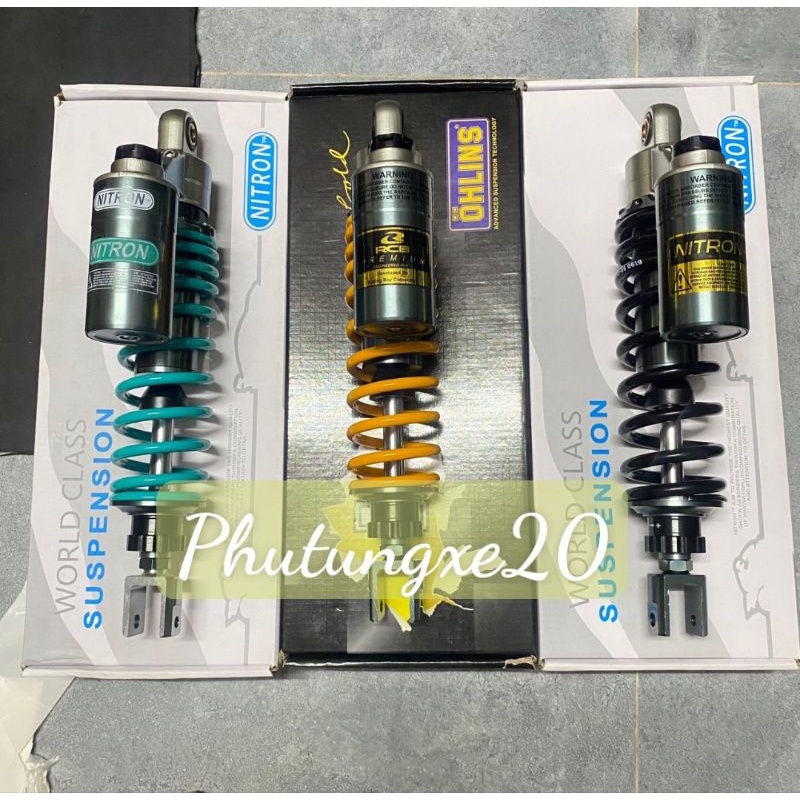 Phuộc Bình Dầu RCB / NITRON gắn Vario Click Vision Nozza Liberty Sh mode...