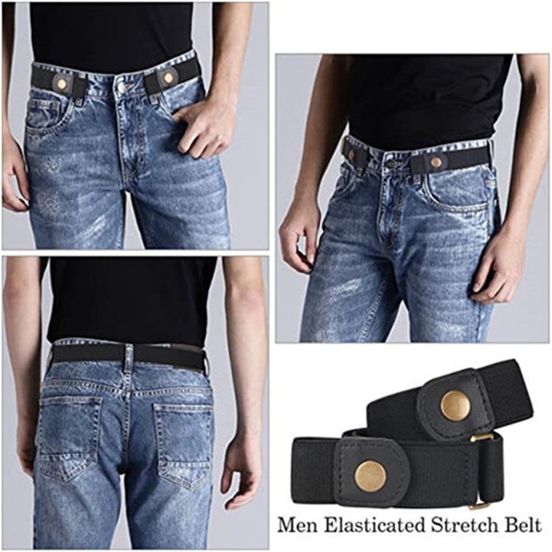 Thắt Lưng Co Giãn Không Khóa 4 Màu Tùy Chọn Cho Nam Và Nữ