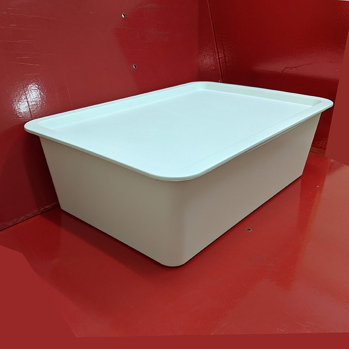 Thùng nhựa, hộp nhựa đựng đồ có nắp 7 lít, nắp có thể làm khay đựng. 37x25x11,5cm. P1530