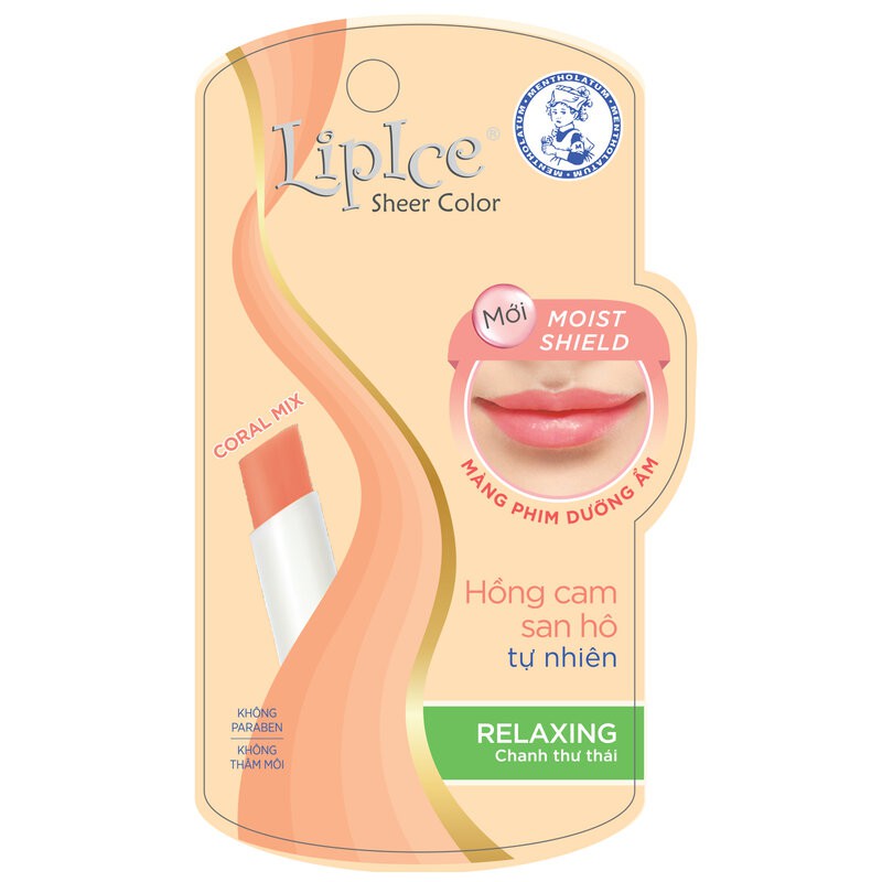 Son Dưỡng Có Màu Tự Nhiên LipIce Relaxing Hương Chanh 2.4g Sheer Color