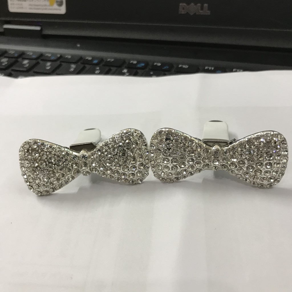 Nơ Đính Đá Kẹp Trang Trí Cửa Gió Điều Hòa Ô Tô