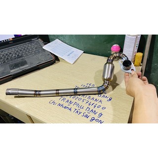 Cổ bầu soắn gắn pô zin các dòng xe fu 125 fu mập funet