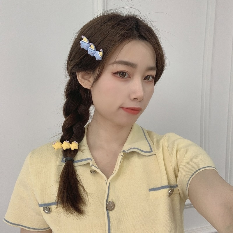 Kẹp Tóc Hình Hoạt Hình Xinh Xắn Cho Bé Gái