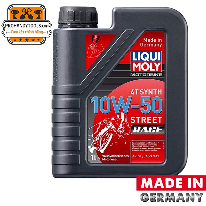 Nhớt Xe Máy Liqui Moly Motorbike 4T Synth 10W50 - 1502