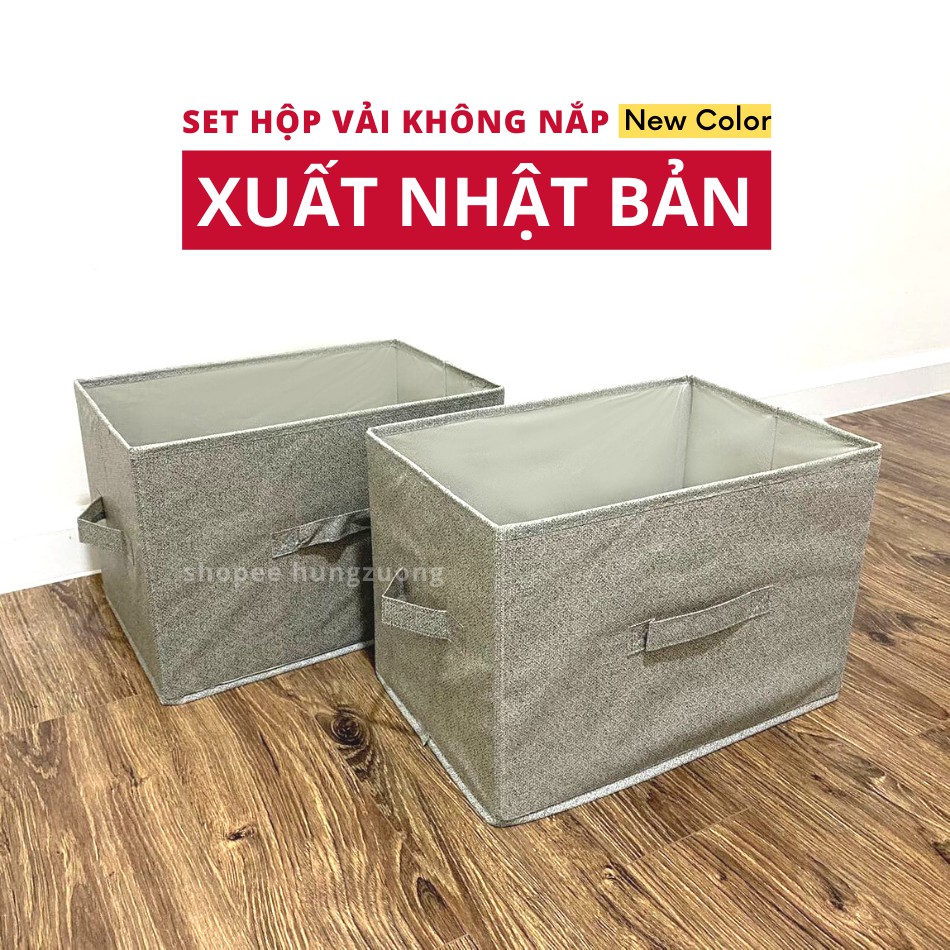 Set 2 hộp vải đựng đồ Yamazen xuất Nhật