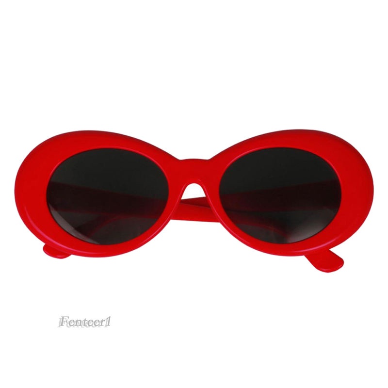 [Fenteer1] Kính Mát Thời Trang Tròng Oval Lấy Cảm Hứng Từ