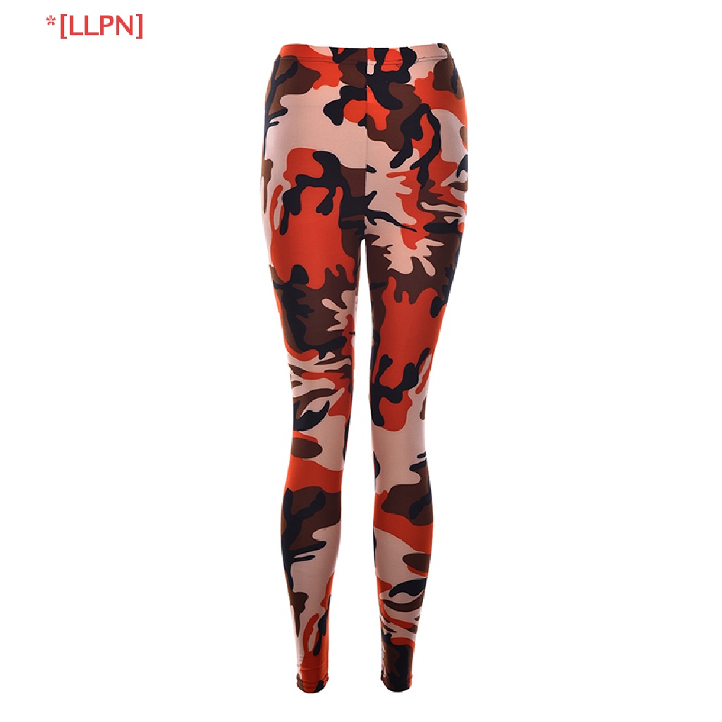 [loyaltysun.vn] Quần Legging Ôm Dáng Co Giãn In Họa Tiết Rằn Ri Màu Xanh Quân Đội Gợi Cảm Chào Mừng Cho Nữ