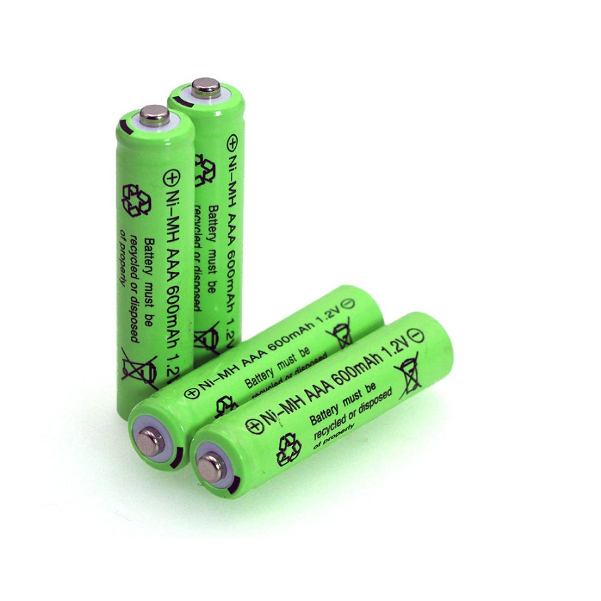 Bộ 100 viên pin sạc AAA 600mah pin tiểu ,pin đũa chuyên remote tivi ,điều hòa,các loại điều  khiển từ xa..