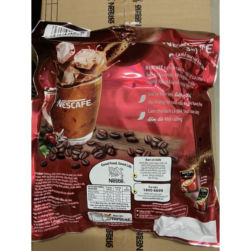 Bịch Nescafe 3in1 (46 gói ×17g) | BigBuy360 - bigbuy360.vn
