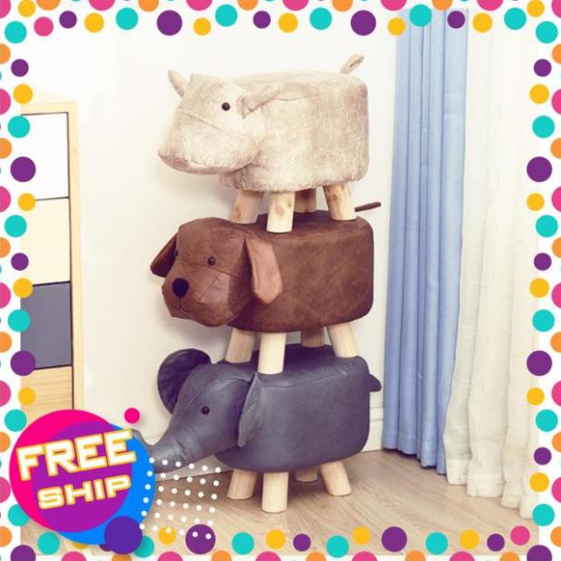 [NGON BỔ RẺ] Ghế đôn hình thú bọc da siêu cute cho bé | BigBuy360 - bigbuy360.vn