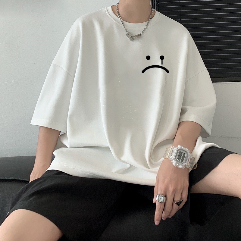Áo thun unisex SADBOIZ basic TEE phom rộng tay lỡ dành cho nam nữ