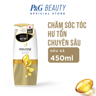 [Mã PG2112B giảm 8% đơn 199K] Dầu xả Pantene Nội Địa Nhật Bản Chăm Sóc Hư Tổn Chuyên Sâu 400G