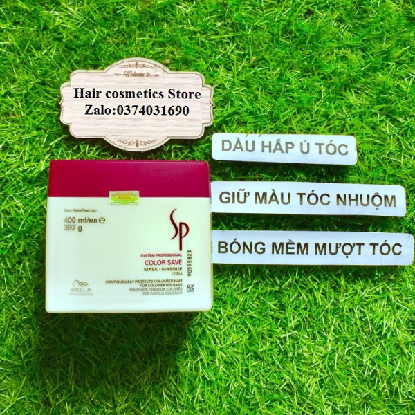 Dầu hấp ủ tóc nhuộm Wella SP Color Save Mask - 400ml