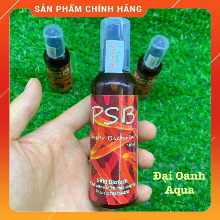 Vi Khuẩn Quang Hợp PSB 100ml - Men Vi Sinh sống cho bể Cá Cảnh - PSB 100ml