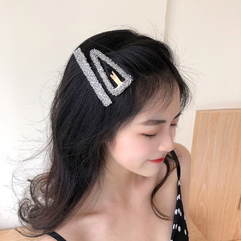 Set 2 kẹp tóc hình học xinh xắn B225