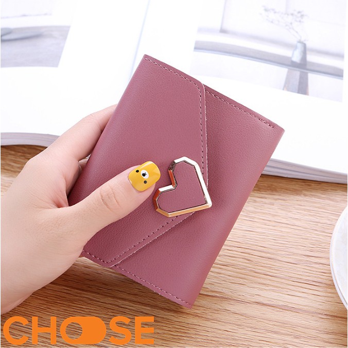 Ví Nữ Khóa Trái Tim Mini Choose Cầm Tay Xinh Xắn BBK9K5