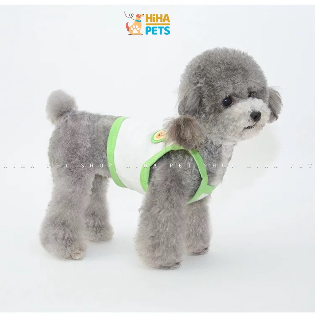 Áo Thun Cho Cún Mèo Ba Lỗ Mặc Dễ Thương Quần Áo Thú Cưng Mát Mẻ Mùa Hè Hihapet.