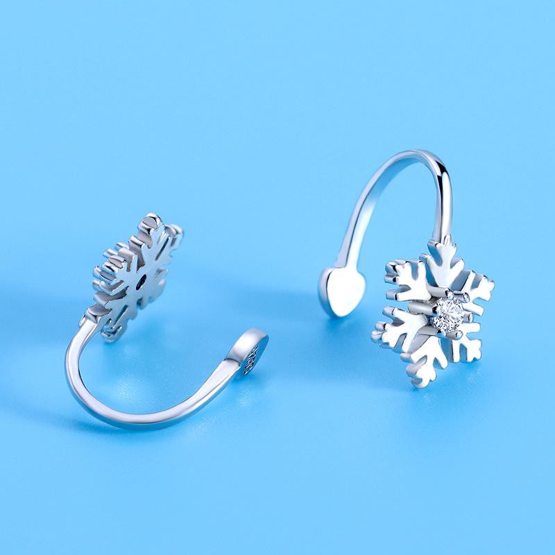 Khuyên tai bạc 925 đính đá phong cách Hàn Quốc ANTA Jewelry ATJ3079