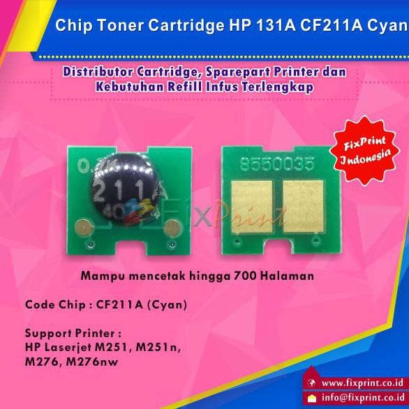 Chip Toner Cf211a Hp Pro 200 M251n M276 131a (700 Trang)
