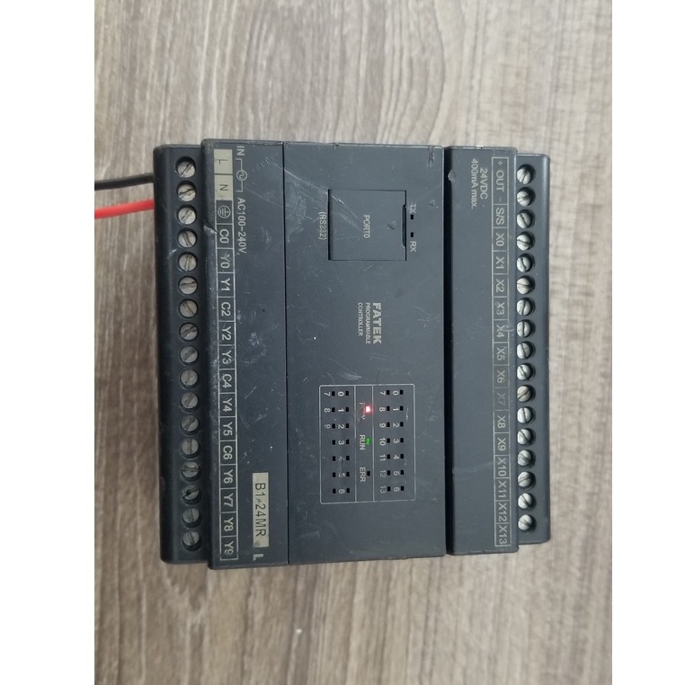 PLC FATEK  B1-24MR2-AC  ngõ ra RELAY 24I/O tháo máy