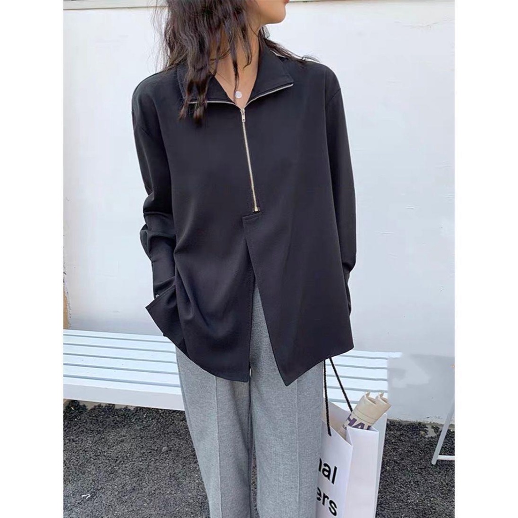 ✸Áo sơ mi trắng tay dài cổ đứng 2021 | BigBuy360 - bigbuy360.vn