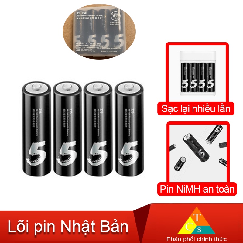 Pin AA Xiaomi Zi5 sạc được nhiều lần Zmi Lite AA512