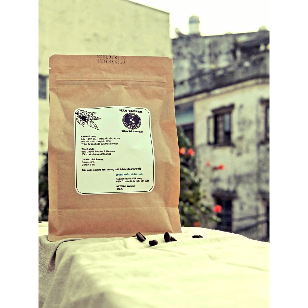 Nâu cà phê - Combo 1 kg coffee ( 2 gói 500 gr)