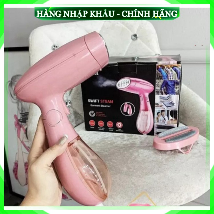 [Hàng Chuẩn Loại 1] Bàn là ủi hơi nước cầm tay mini gấp gọn du lịch tiện lợi 1500w 120ml nội địa trung .