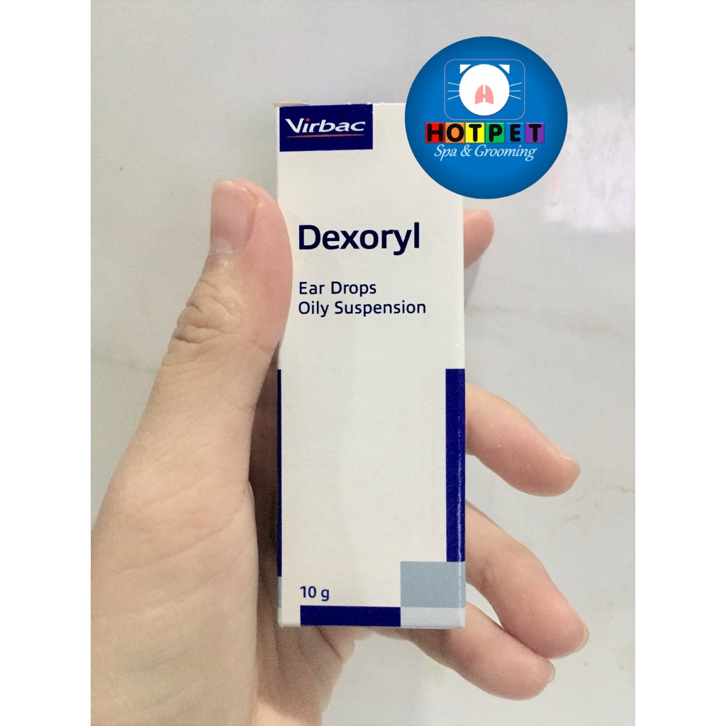 Nhỏ Tai DEXORYL Virbac - Viêm Tai, Hôi Tai, Nấm Tai Chó Mèo Chai [10g]