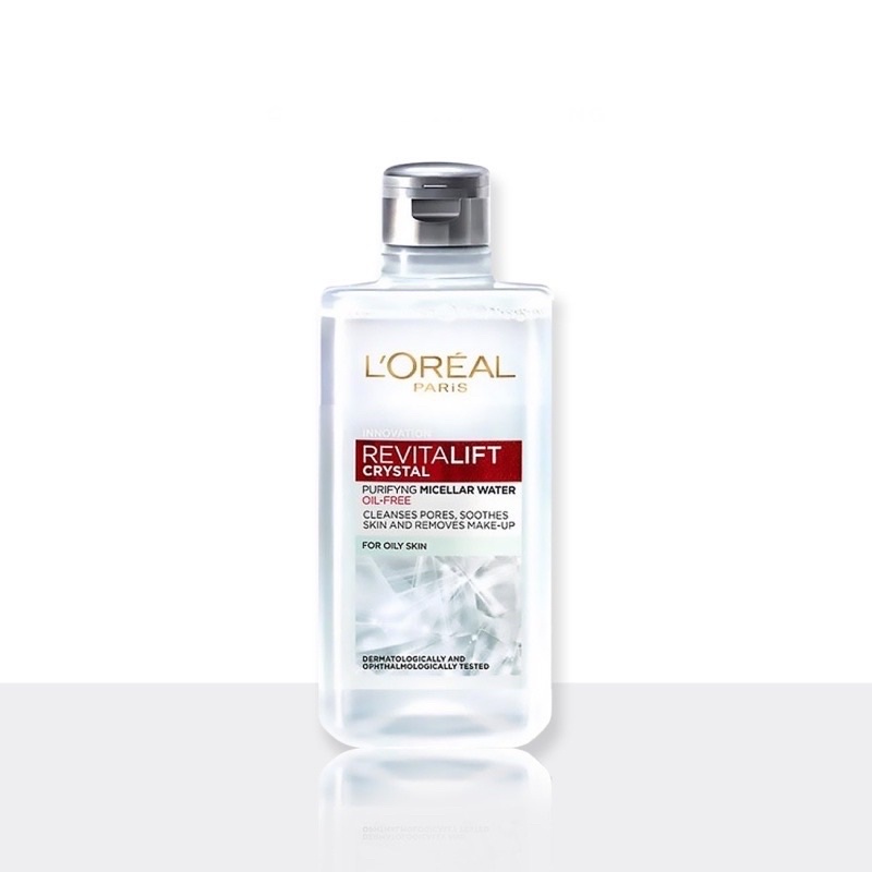 Nước tẩy trang cho da dầu L'Oreal Paris Revitalift Crystal Micellar Water