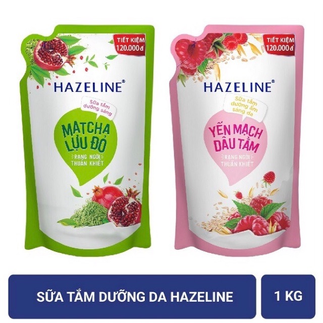 Sữa tắm dưỡng da Hazeline 1kg(túi)