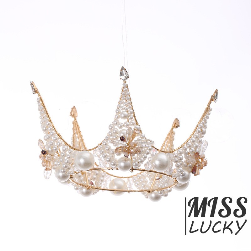 Set Vương Miện Và Khuyên Tai Thời Trang Sang Trọng Cho Nữ