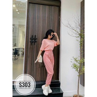 Bigsize Set quần baggy áo thun S303