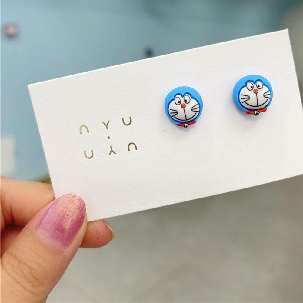 Bông Tai Hóa Trang Nhân Vật Hoạt Hình Pikachu Mặt Cười Thỏ Gấu