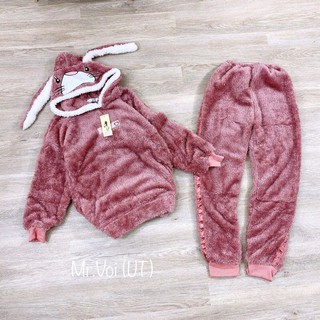 bộ lông tai thỏ siêu cute