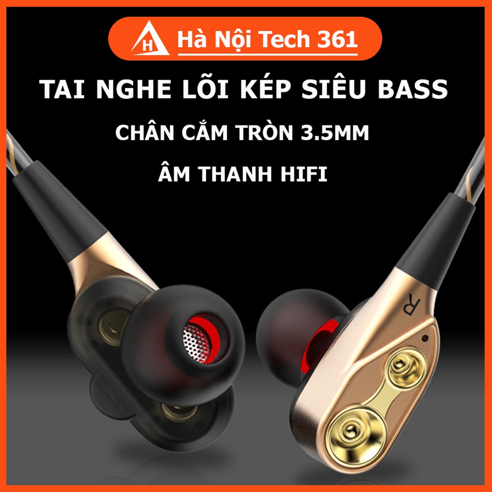 Tai nghe HiFi lõi kép siêu bass