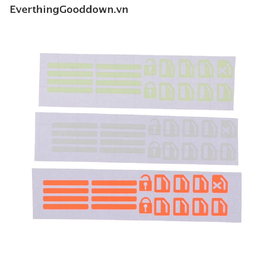 Sticker Phản Quang Dán Trang Trí Công Tắc Cửa Sổ Xe Hơi