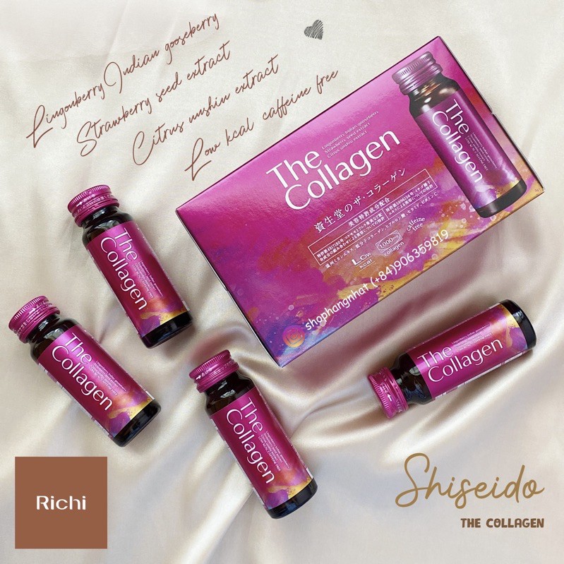 The Collagen S hiseido dạng nước đẹp da cho tuổi 25