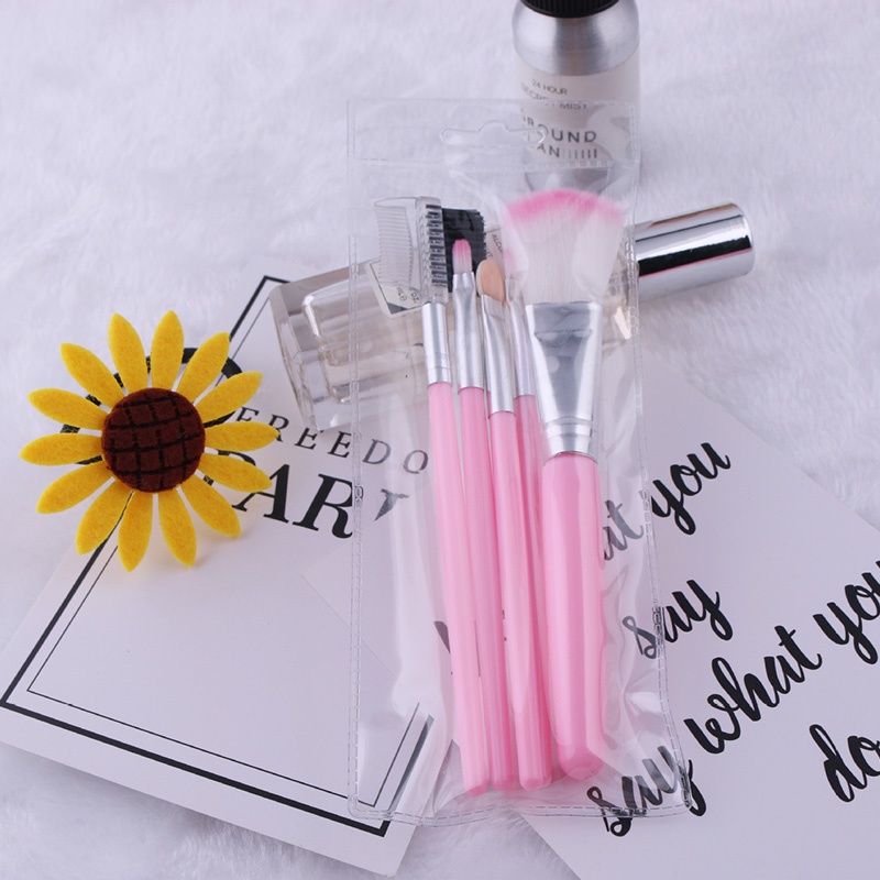 【cfh】Set 5 Cọ Trang Điểm Chuyên Nghiệp Chất Lượng Cao