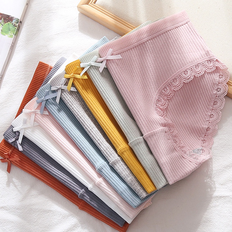 Quần lót cotton nữ viền ren gợi cảm, đồ lót gợi cảm không thiếu cho các nàng - LB08