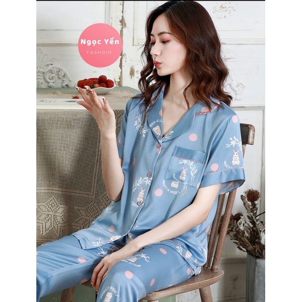 Pyjama lụa Quảng Châu cao cấp | BigBuy360 - bigbuy360.vn