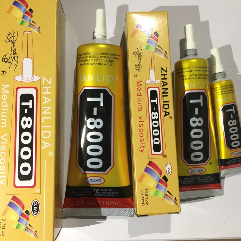 Keo Dán Ron T8000 110ml - Keo dán thủ công mỹ nghệ, giày vải, đính hạt ron viền màn hình cảm ứng T8000 110ml