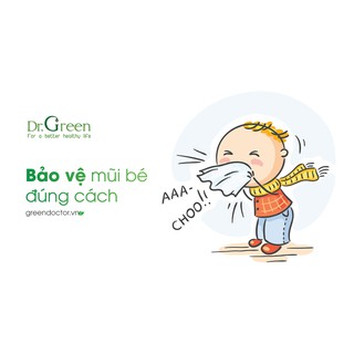 Muối rửa mũi Dr Green nha đam ( Hộp 30 gói )