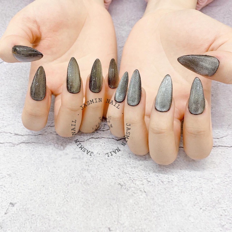 NAILBOX móng úp thiết kế sẵn mắt mèo kim cương có làm theo yêu cầu